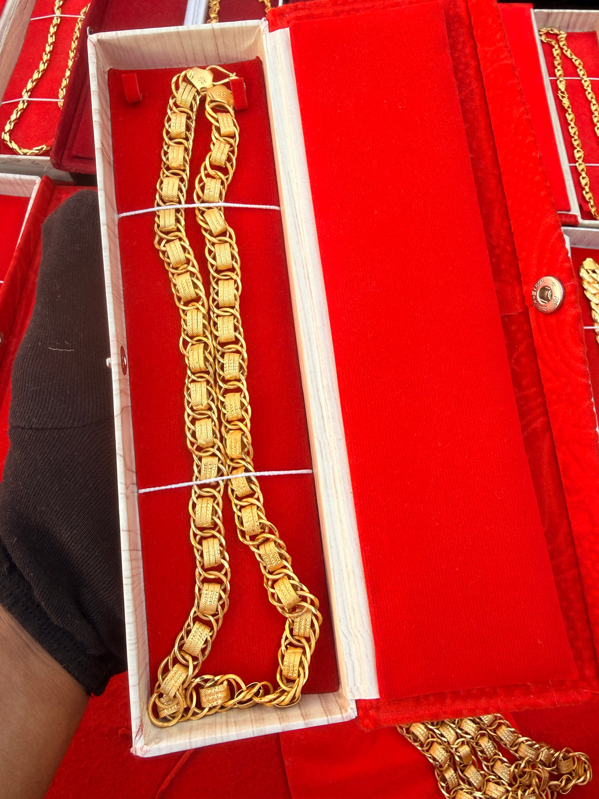 24KT THIN GOLD FORMING C-N CHAIN