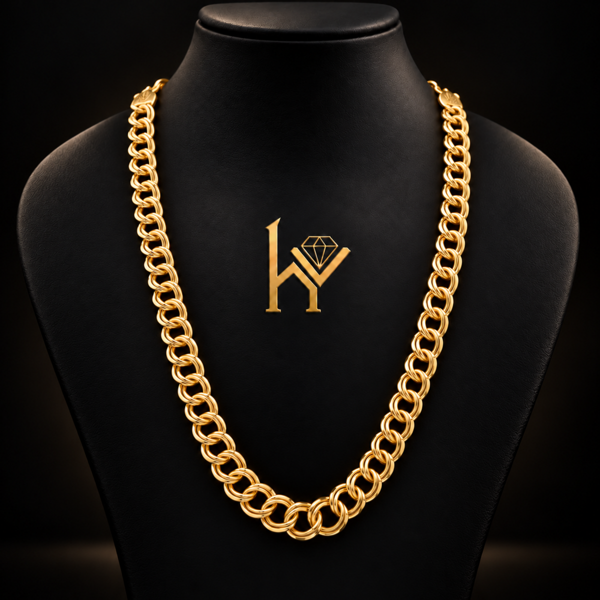 18kt Thin Gold Plated Ring Chain
