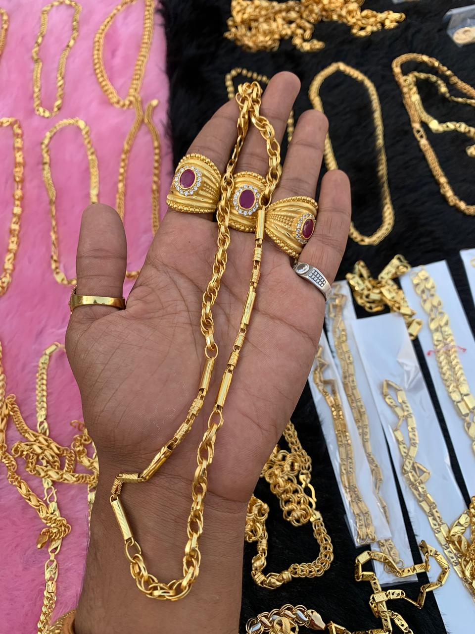 24K GOLD FORMING MIX CHAIN PREMIUM FINISH