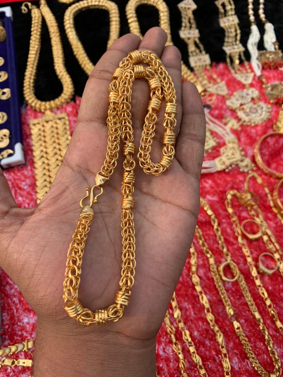 24K GOLD FORMING INDO DESIGN CHAIN