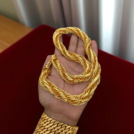 24K HEAVY RASSA CHAIN GOLD FORMING PEMIUM FINISH
