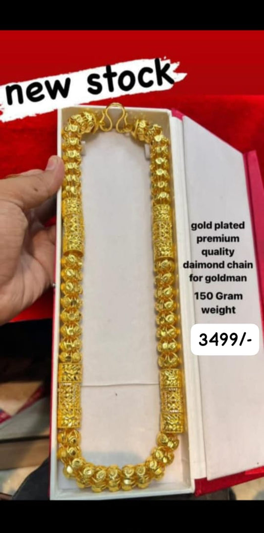 24K GOLD FORMIG BOARD CHAIN