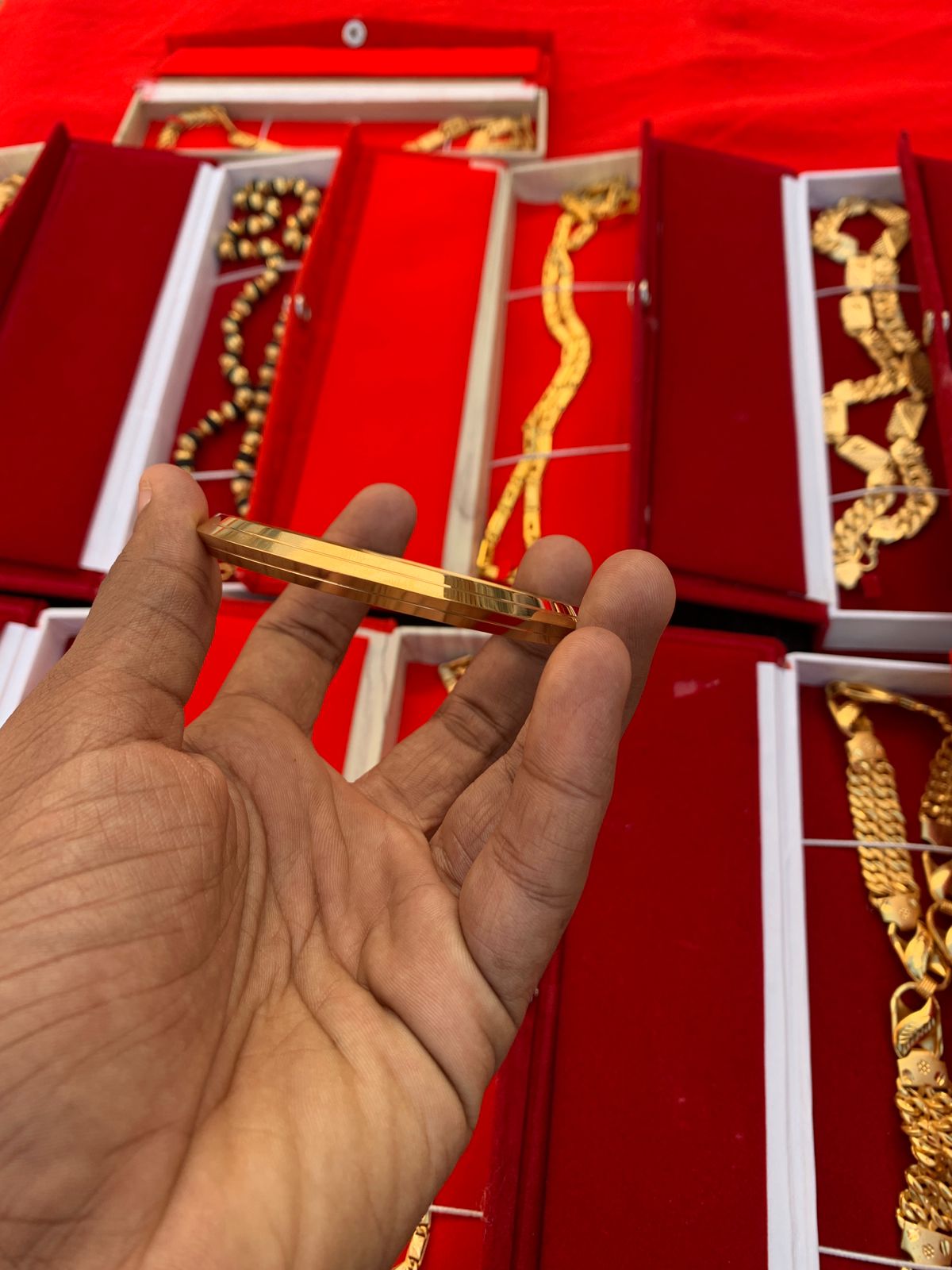 MEN'S GOLD FORMING PLAIN KADA