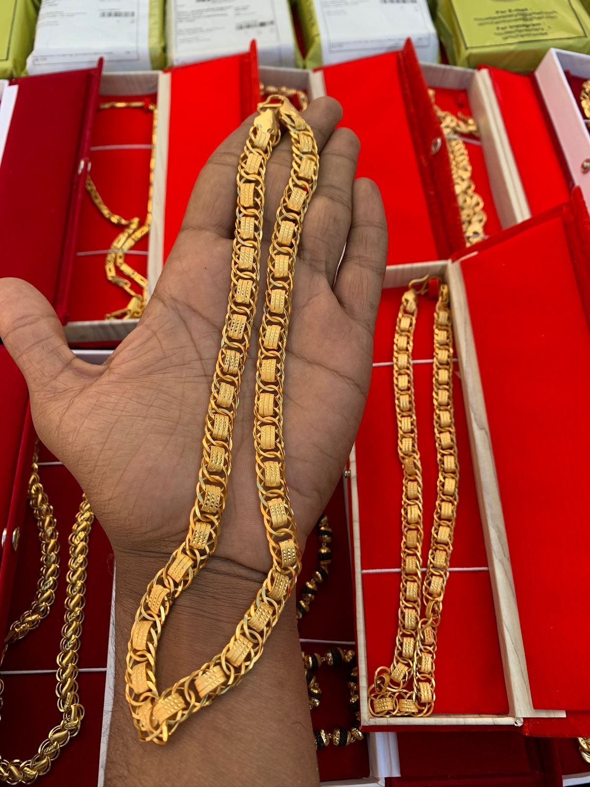 Premiun Gold Forming C-Nakshi Chain