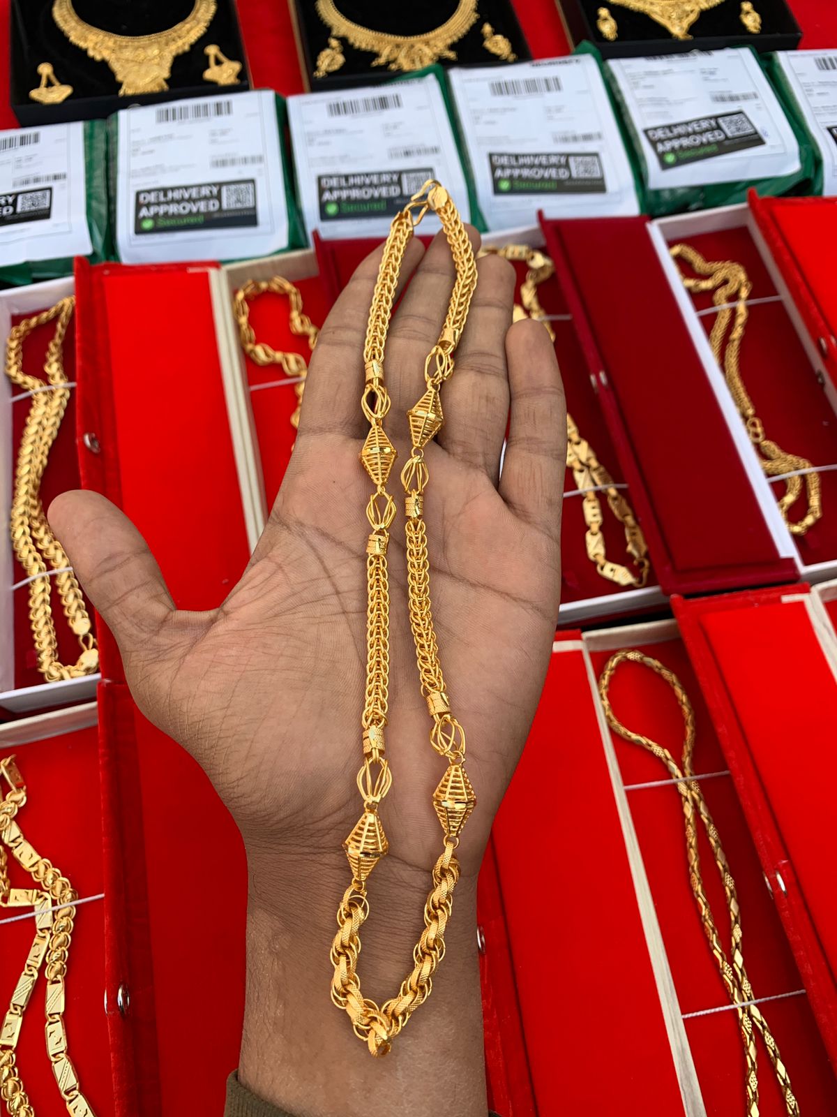 MEN'S GOLD FORMING MIX INDO CHAIN