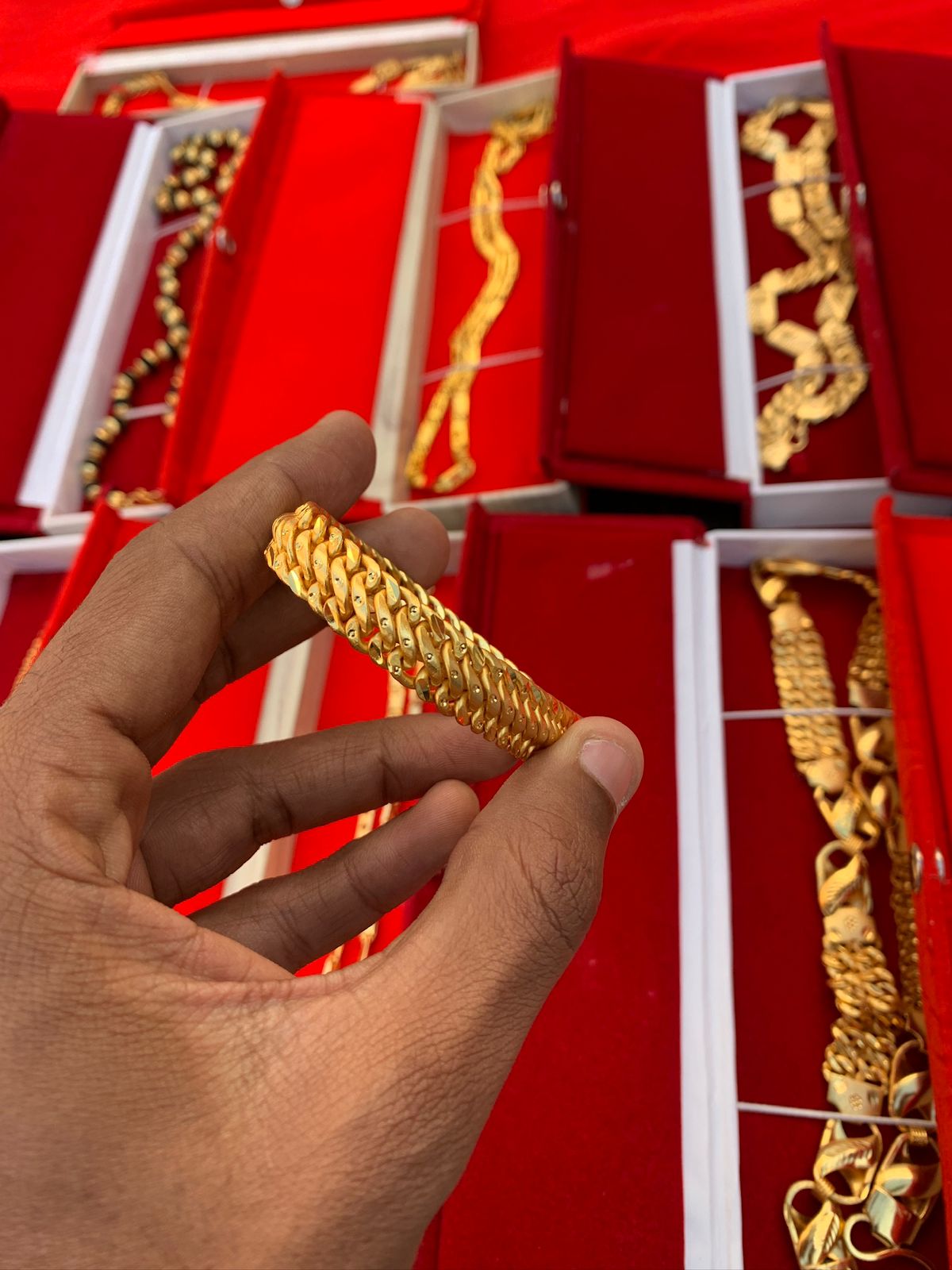 GOLD FORMING SINGAPURI S BRASLET