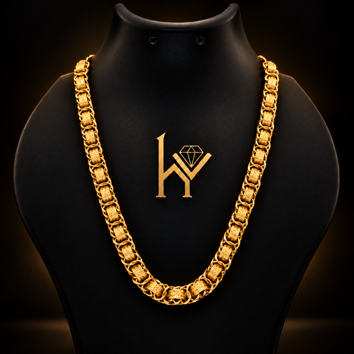 24KT THIN GOLD FORMING C-N CHAIN
