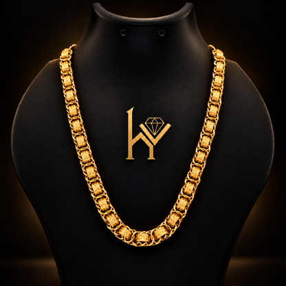 24KT THIN GOLD FORMING C-N CHAIN