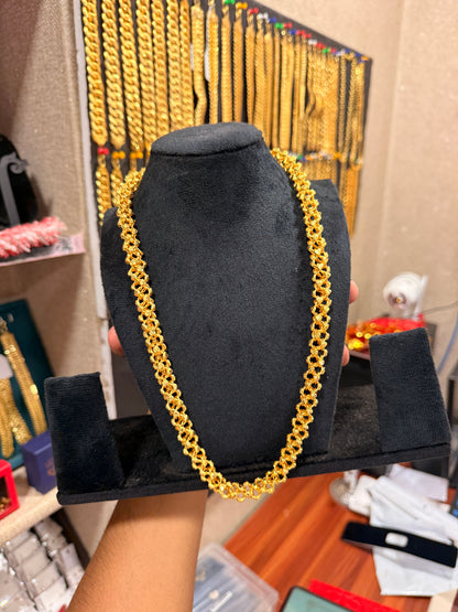 Gold forming Lite Gajra Chain