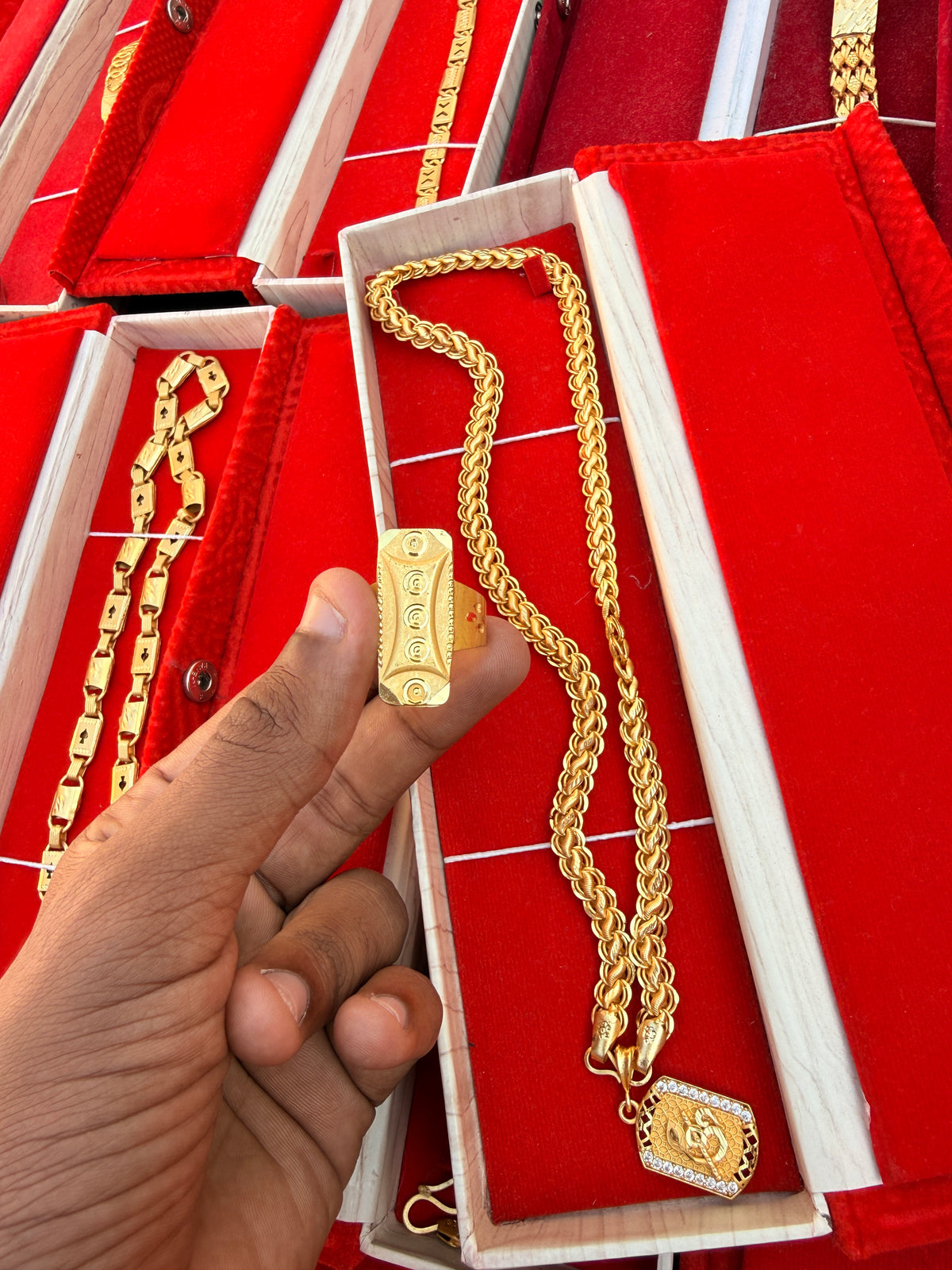 CHAIN + RING + PANDENT COMBO