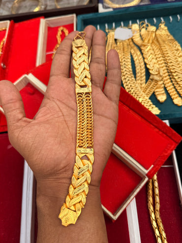 GOLD FORMING MIX SINGA-POKKAL BRASCLET