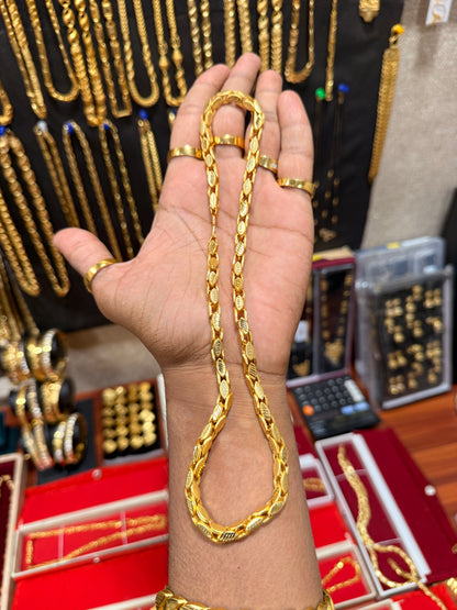 PREMIUM GOLD FORMING KAJU-KATLI CHAIN