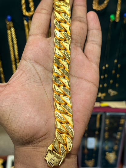 GOLD FORMING POKKAL SINGAPURI BRASLET