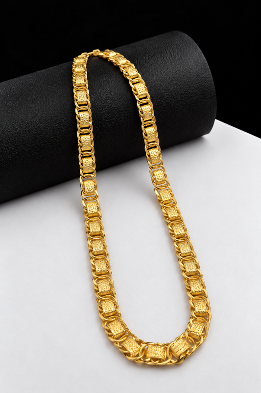 24KT THIN GOLD FORMING C-N CHAIN