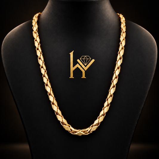 PREMIUM GOLD FORMING KAJU-KATLI CHAIN