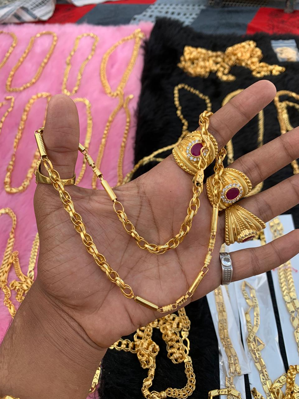 24K GOLD FORMING MIX CHAIN PREMIUM FINISH