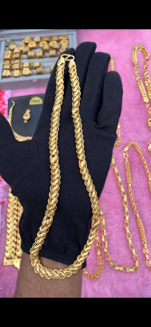 24K GOLD FORMING LOTUS CHAIN PREMIUM FINISHING