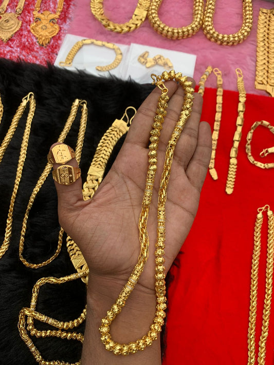 MEN'S GOLD FORMING HEAVY DIAMOND CHAIN