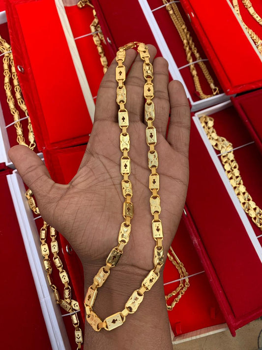 MEN'S GOLD FORMING KOILE CHAIN