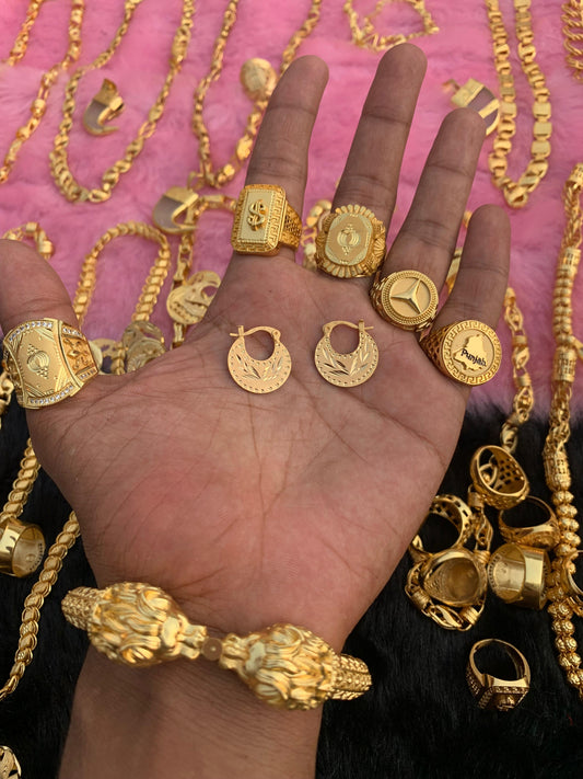 MEN'S GOLD FORMING EARRING