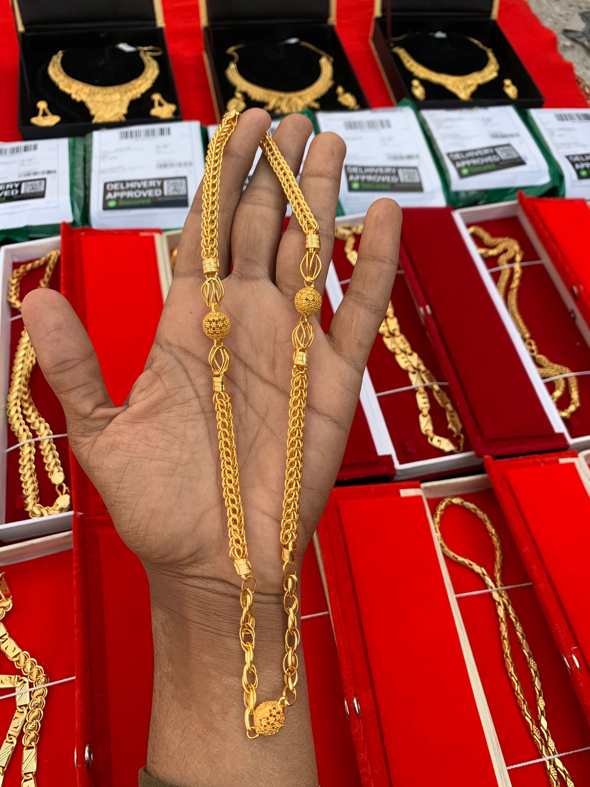 MEN'S GOLD FORMING MIX INDO CHAIN