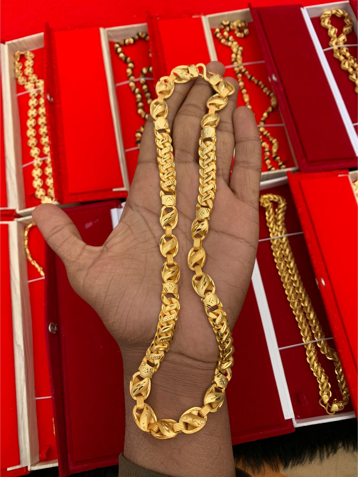 Premium Gold Forming Pokkal Singapuri Chain