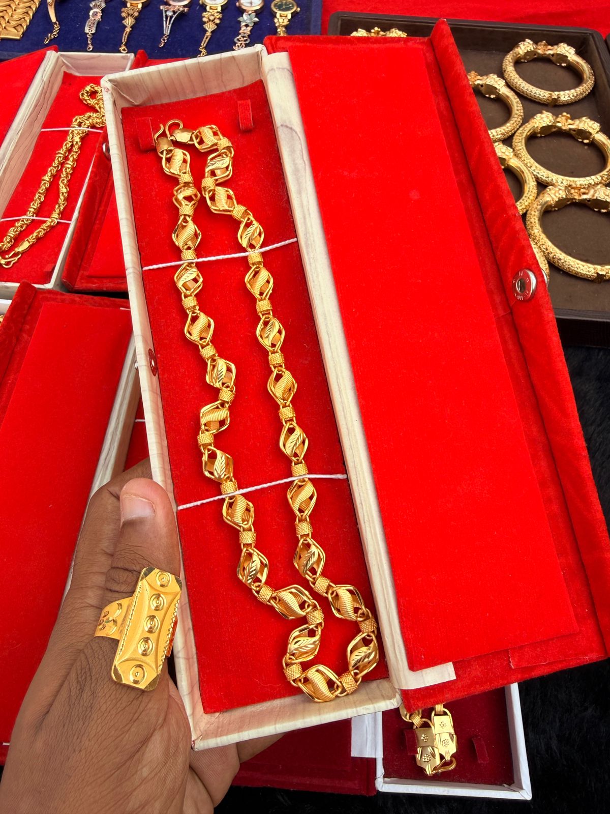 Premium Gold Forming Badam Chain