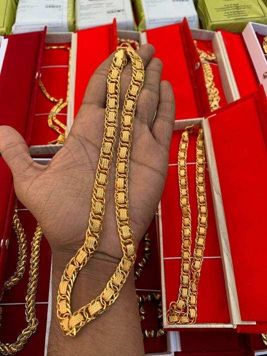 Premiun Gold Forming C-Nakshi Chain