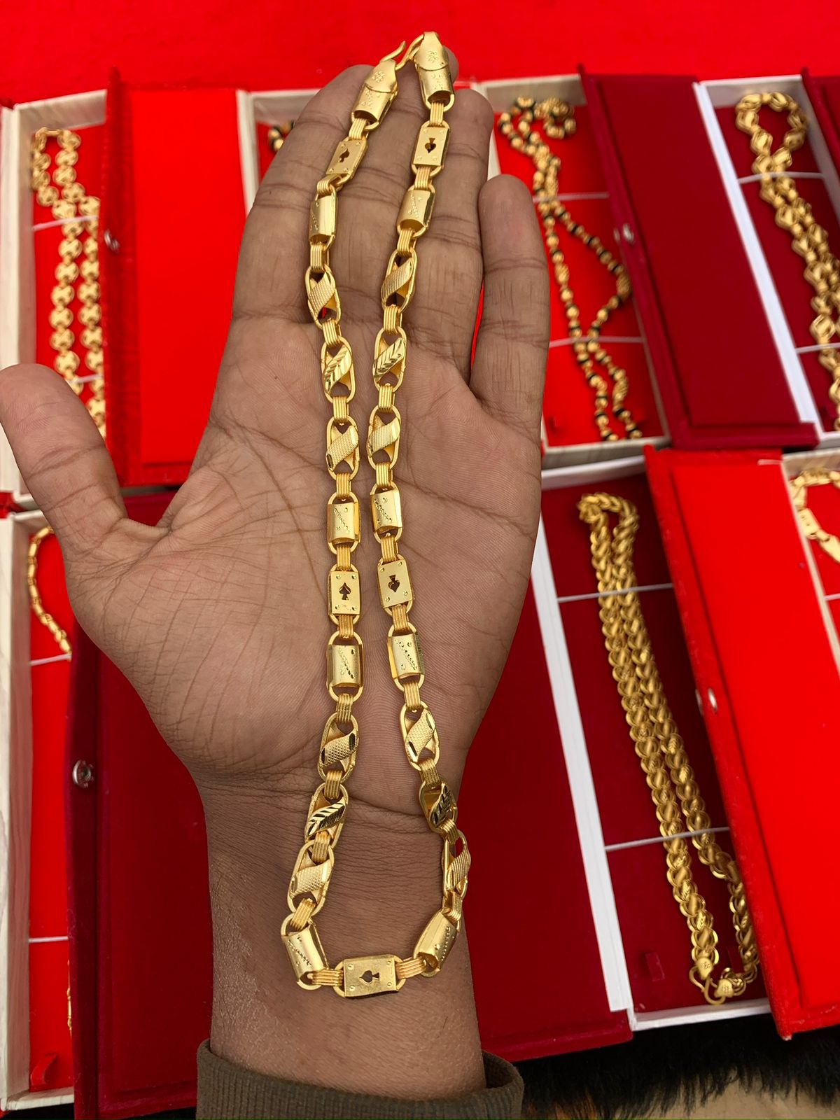Forming Gold Forming Mix Pan Chain
