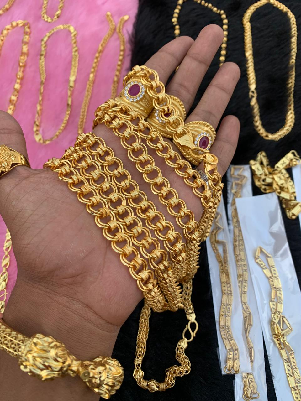 24k Long Kadi ( Ring) Chain PREMIUM QTY