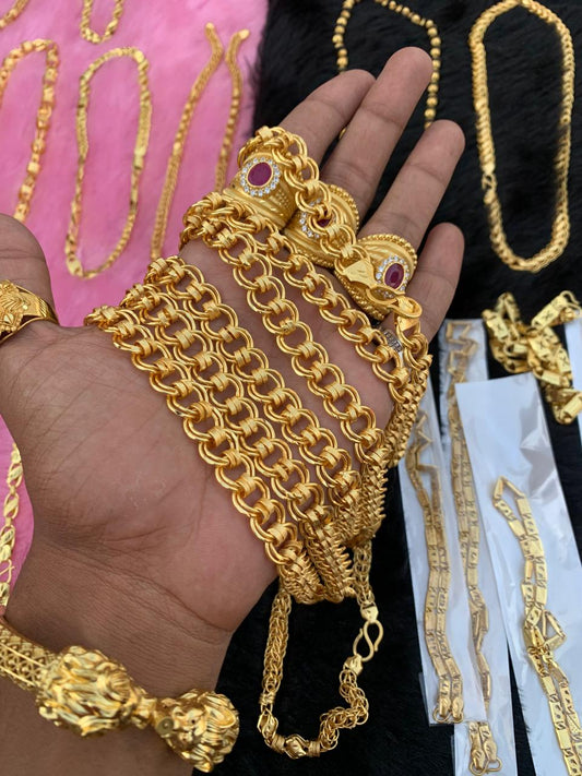 24k Long Kadi ( Ring) Chain PREMIUM QTY
