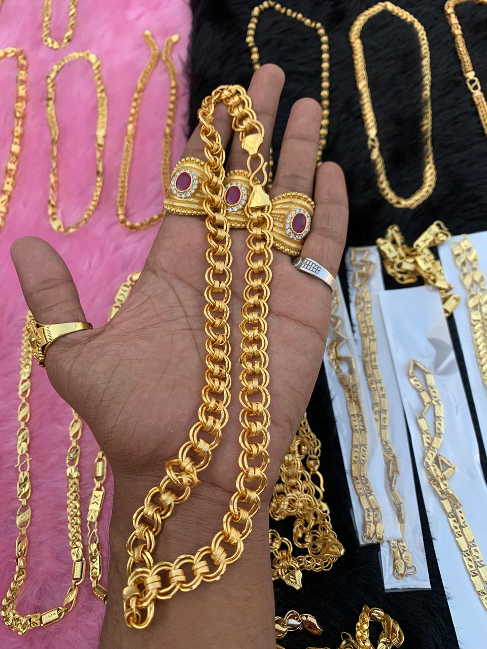 24k Long Kadi ( Ring) Chain PREMIUM QTY
