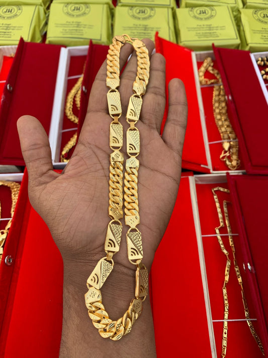 MEN'S HEAVY PREMIUM GOLD FORMING WIFI CHAIN (JH-SS-2009200501)