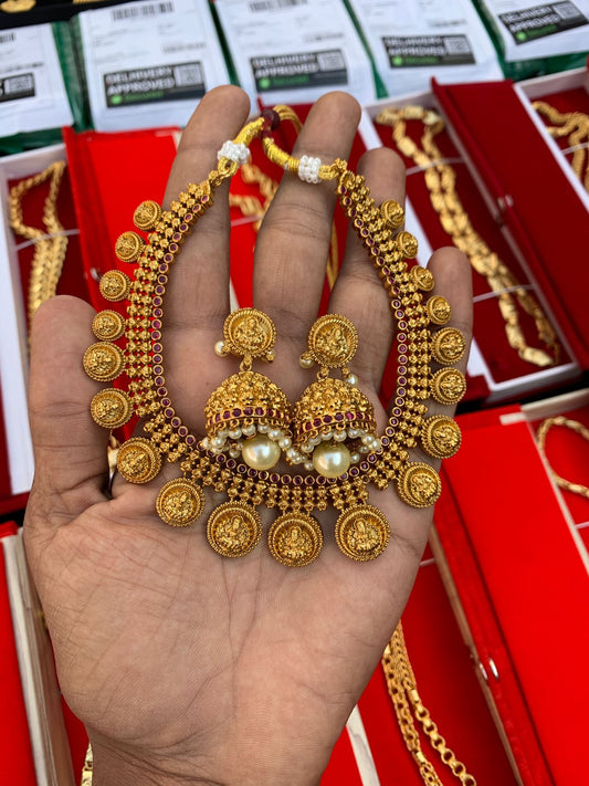 DIVINE TEMPLE NECKLACE SET