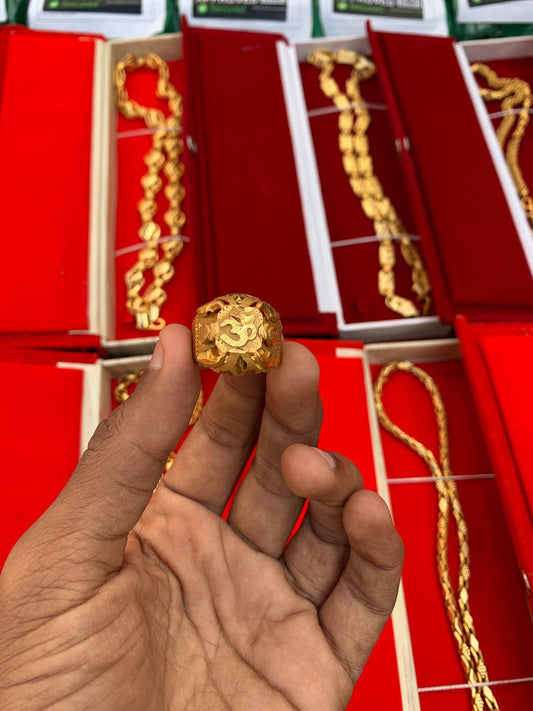 GOLD FORMING OM RADWADI RING