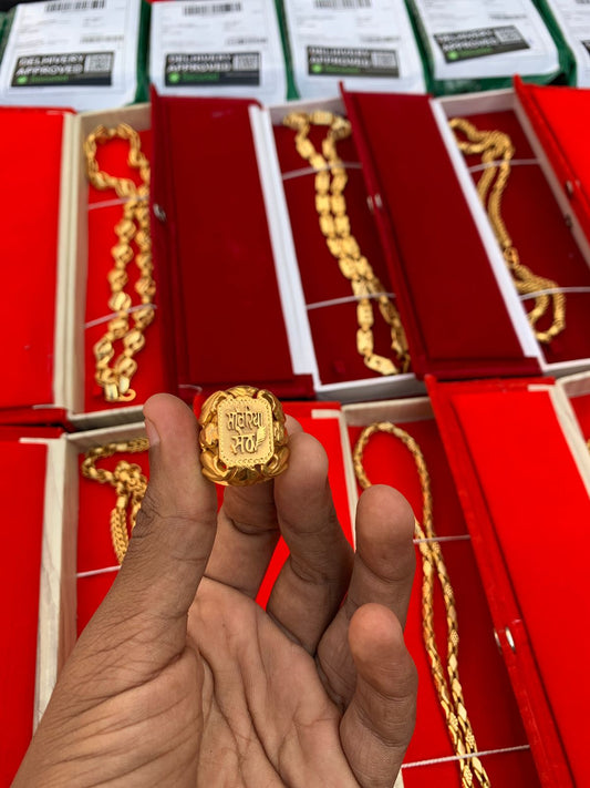 GOLD FORMING SAWARIYA SETH  RADWADI RING